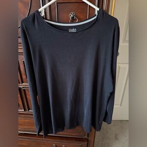 Croft & Barrow Black Classic Tee